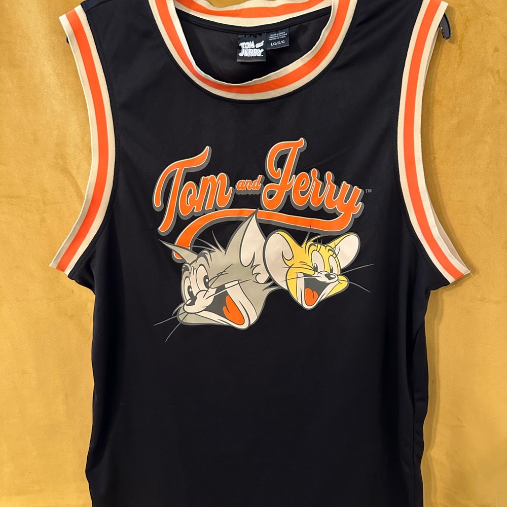 LG Black Jersey with Tom and Jerry Design